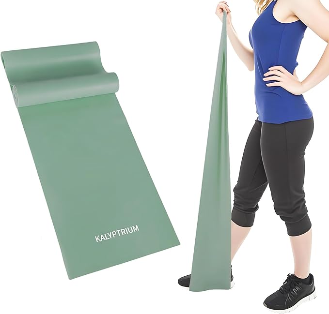 Workout Resistance Bands - Natural Latex Exercise Bands for Physical Therapy, Stretching, Yoga, Pilates, Strength Training & Home/Gym Fitness