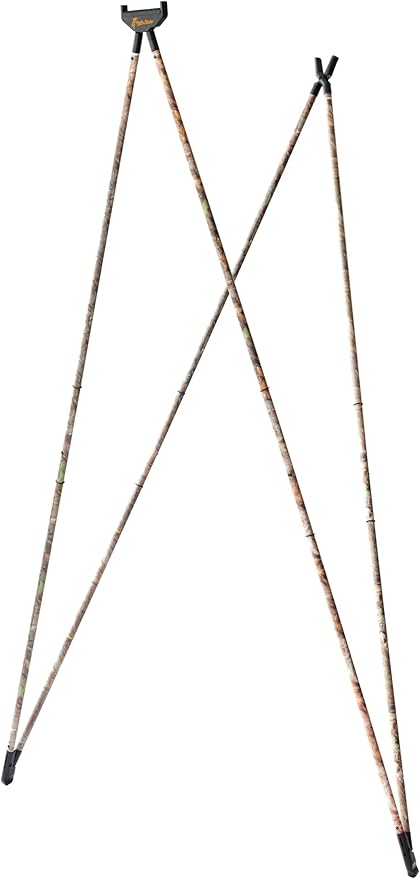 4 Stable Sticks® Essential 4 Points Bipod Shooting Sticks - Lightweight Aluminium, Extrem Stability for Hunting and Shooting, Foldable and transportable