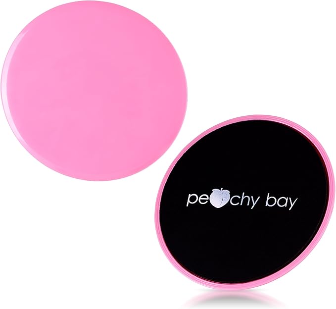 2Pcs Core Sliders for Carpet & Hardwood Floor | Sliding Gliding Disc Workout Equipment for Home & Gym Workouts to Strengthen Abdomen, Core & Glutes | Lightweight, Use on All Floor Surfaces.