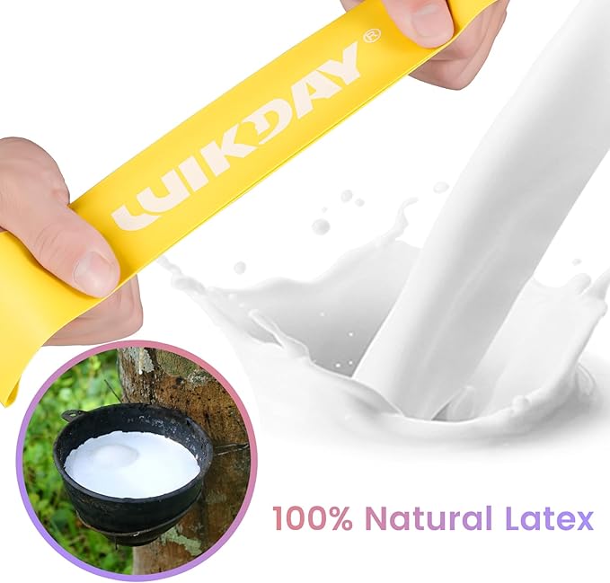 Resistance Bands for Working Out Exercise Loop Bands Workout Bands Set for Men Women Body Stretching, Crossfit Training, Home Workout, Physical Therapy, Booty Legs, Set of 5