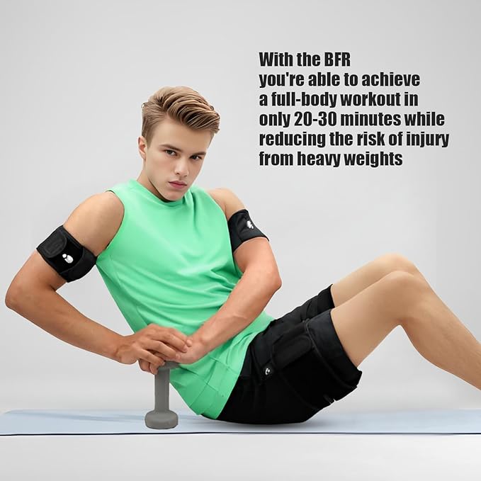 2025 New BFR Training System Blood Flow Restriction Bands Occlusion Training Gym Restricting Venous Growth Hormone and Muscle Strength Training Fitness Workout Body Building