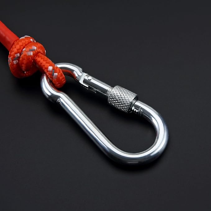 5/16 in (8mm) x 100 ft (30Meter) Marine Floating Rope for Boating, Fishing, Rafting, Camping, Hiking, Hunting, Anchor, Mooring, Dock Lines, Kayak, Canoe, Rescuing Reflective Orange