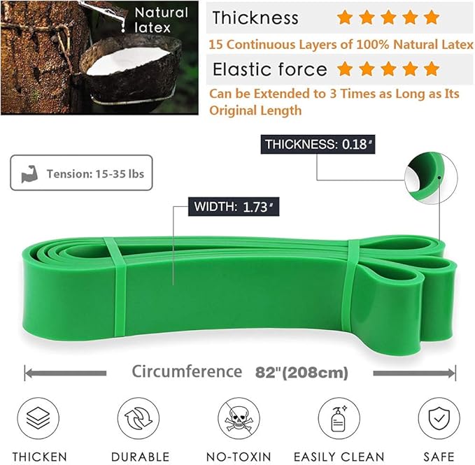 Pull-Up Bands - Resistance Bands for Women's Workout - Perfect for Gym & Home