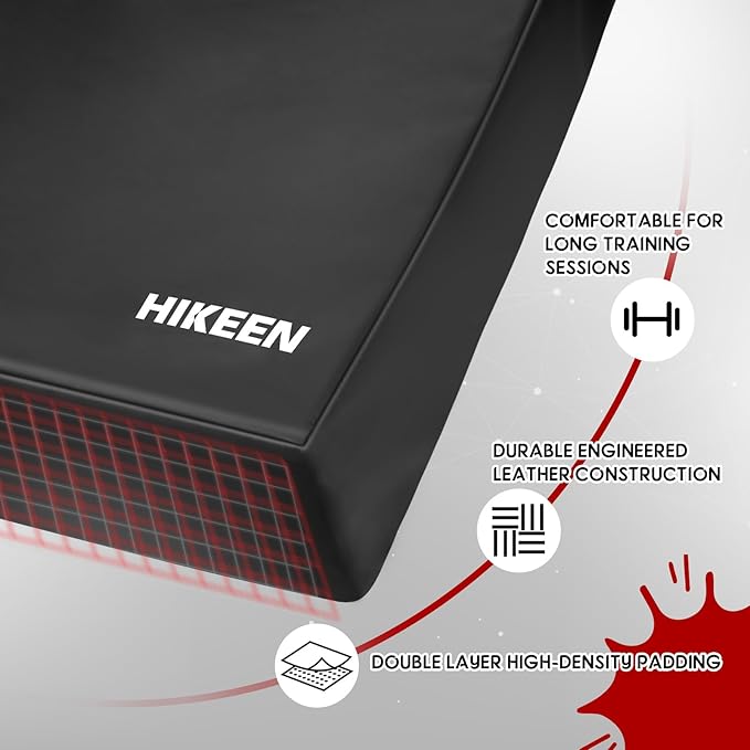 Hikeen Kick Shield Muay Thai Pads, Denser Softer Foam Kick Boxing Pads for MMA, Martial Arts, Karate, Taekwondo, Punching, Foot, Knee and Elbow Target- 24"x16" Blocking Pad with Handles (1PCS)