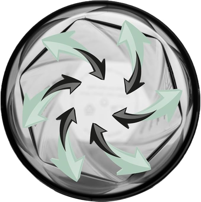 HELIMIX 1.5 Vortex Blender Shaker Bottle Holds Upto 20oz | No Blending Ball or Whisk | USA Made | Portable Pre Workout Whey Protein Drink Shaker Cup | Mixes Cocktails Smoothies Shakes | Top Rack Safe