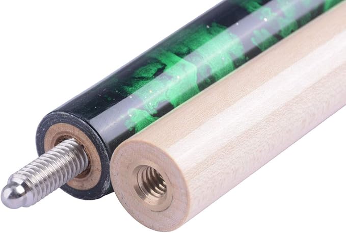 58" Pool Cue/Pool Stick Ergonomic Design Hardwood Canadian Maple 13mm Tip 18-21oz Billiard Cue B1SN