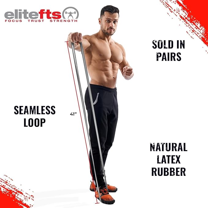 EliteFTS Pro Resistance Band - Boost Core Stability and Flexibility with This Portable, Joint-Friendly Tool