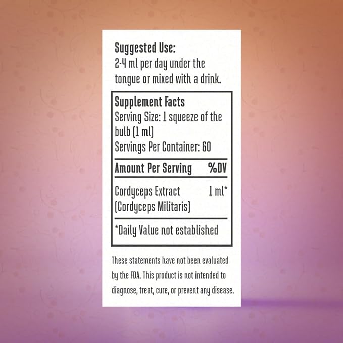 Hodgins Harvest Organic Cordyceps Tincture | Made with Mushrooms Grown On Our Farm in The USA | Dual Extract | Extra-Concentrated (2 fl oz)