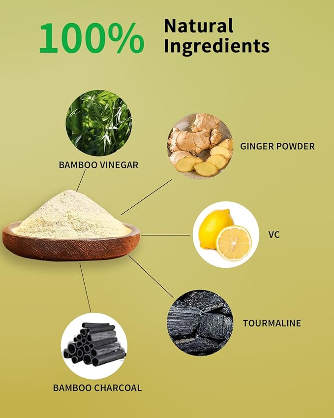 50 Packs Ginger Foot Pads, Natural Cleansing, Promoting Sleeping, Suitable for Daily Relaxation Foot Paches