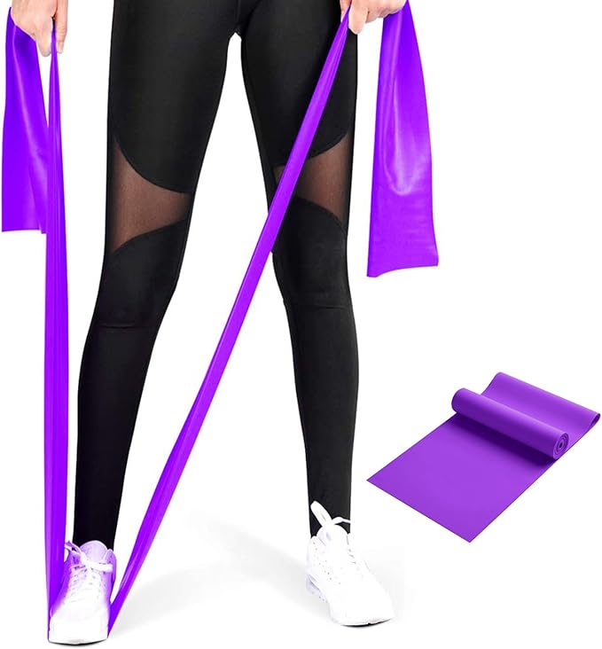 Resistance Bands, Elastic Exercise Bands for Working Out, Physical Therapy, Recovery, Yoga, Pilates, Strength Training