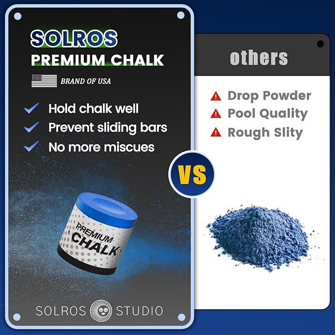 3 Pcs Pool Chalk Billiards Cue Stick Premium Chalk Pure Cube Round Chalk Table Accessories High Performance Low Deflection for Professional Tournament Snooker Blue - SOLROS