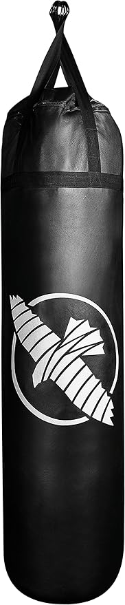 Hayabusa Engineered Leather Heavy Punching Bag - Unfilled - Black, 5 Feet