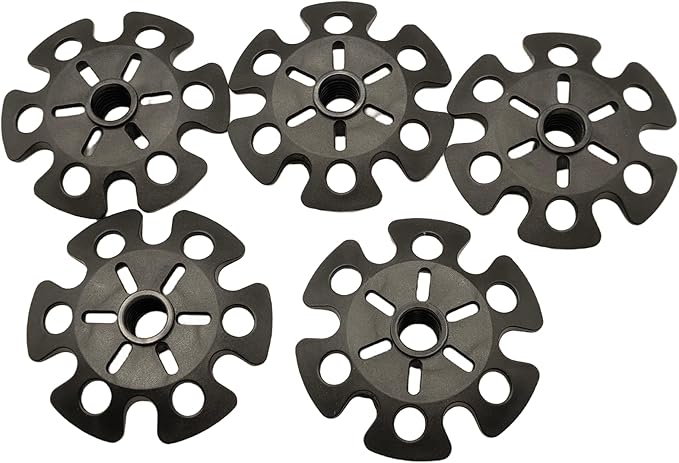 5 pcs Removable Mud Ski Basket Trekking Pole Snowflake Basket,Removable Mud Ski Basket Replacement Accessory for Hiking Poles