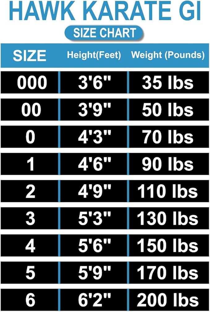 Hawk Sports Karate Uniform for Kids & Adults Lightweight Student Karate Gi Martial Arts Uniform with Belt