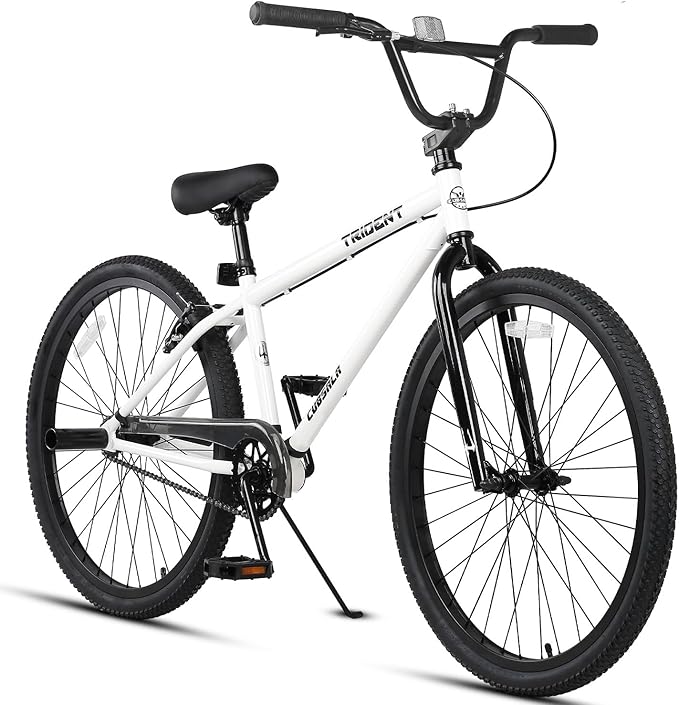 20 24 26 Inch BMX Race Bike Trident Bicycles Beginner-Level to Advanced Riders with 2 Pegs, Multiple Colors