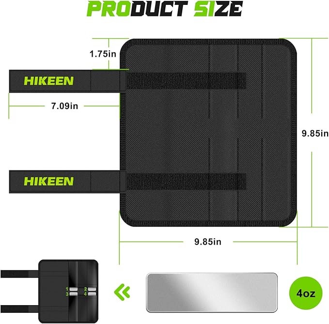 Hikeen Professional Hockey Stick Weight,Adjustable 4-16 Ounces Weights Training Aid,Anti-Slip Durable Hockey Stick Weight for Stick Speed, Timing and Puck Control