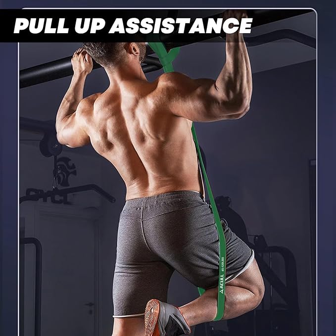 Resistance Bands for Working Out, Pull Up Assistance Bands, Exercise Workout Bands Set for Men Women, Stretch Bands for Physical Therapy, Muscle Training, Home Workouts