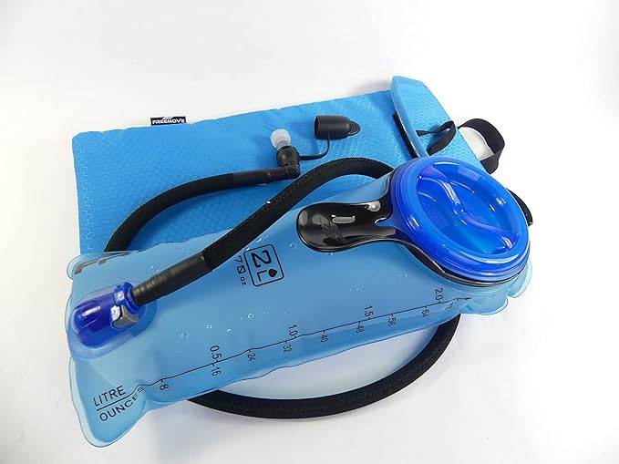 Hydration Pack with 2L or 3L Water Bladder & Cooler Bag > Keeps Drink Cool & Protects Bladders > Camelback Reservoir for Hydration Backpack, Tasteless & BPA Free, Quick Release Tube & Shutoff Valve