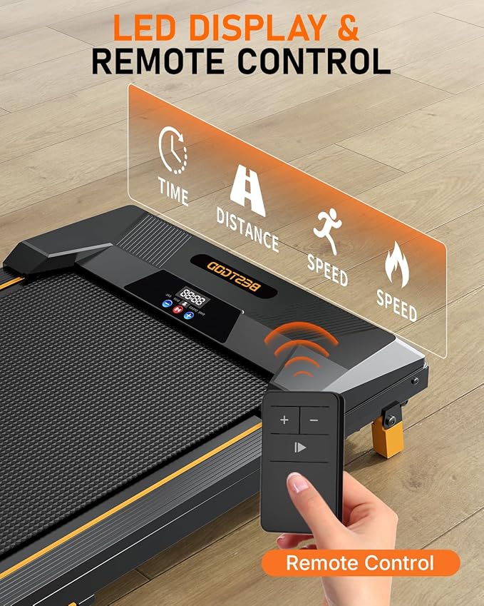 Walking Pad with Incline, BestGod Treadmills for Home 330lbs Capacity Walking Pad Treadmill Portable Under Desk Treadmill, 2.5HP Compact Treadmills Walk Pad with Remote Control