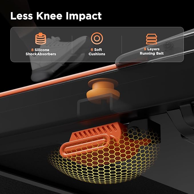 Treadmills for Home, 3.0HP Quiet Brushless Foldable Treadmill with Incline, Small Space Portable Running Walking Machine, 300/240 Lbs Capacity with 12 Preset PROG, LED Display and Phone Holder