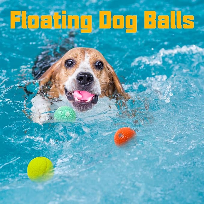 2 inch Dog Training Tennis Balls and Rubber Balls, Interactive Dog Playing Balls Dog Toy Balls Chew Toys for Small Medium Size Dogs Playing Fetching (16 Pack)