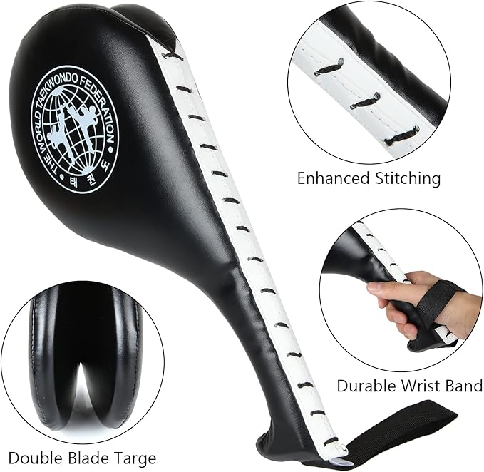 4PCS Taekwondo Kick Pad, Target TKD Kicking Pad, Karate Training Striking Pads, Kickboxing Training Pads, Martial Arts Training Equipment Targets Training Paddles for Kickboxing Karate Training Sports