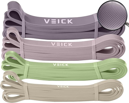 VEICK Resistance Bands for Working Out, Exercise Bands, Workout Bands, Pull Up Assistance Bands, Long Heavy Stretch Bands Set for Men and Women, Power Weight Gym at Home Fitness Equipment