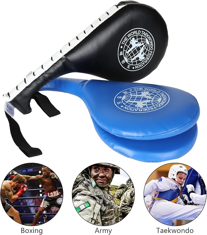 4PCS Taekwondo Kick Pad, Target TKD Kicking Pad, Karate Training Striking Pads, Kickboxing Training Pads, Martial Arts Training Equipment Targets Training Paddles for Kickboxing Karate Training Sports