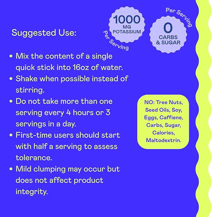 Hi-Lyte Keto K1000 Electrolyte Packets | Unflavored | Hydration Supplement Drink Mix | Boost Energy & Beat Leg Cramps | No Sugar, Stevia, Maltodextrin | 30 Servings