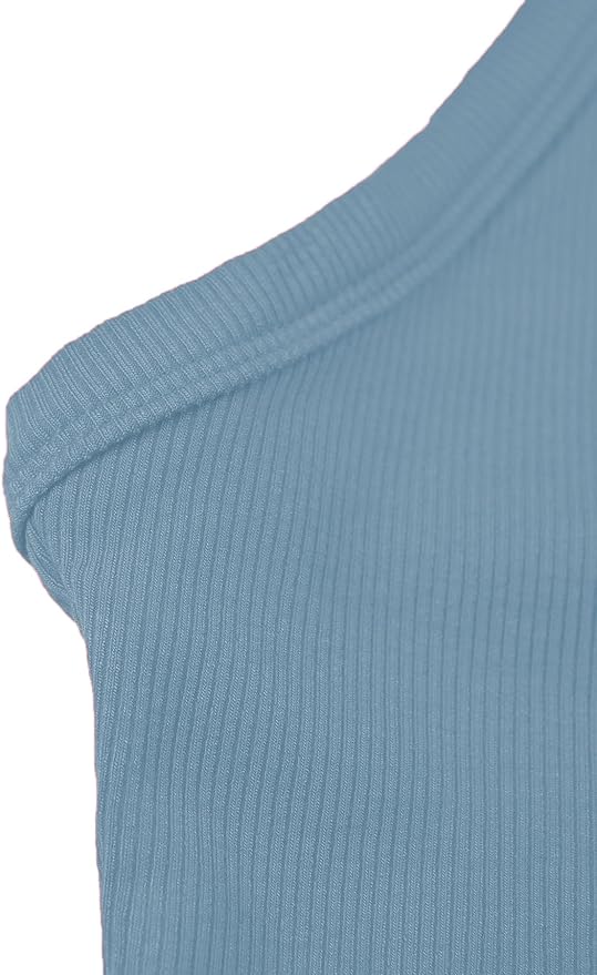 iGENJUN Workout Tops for Women Racerback Basic Tank Summer 2025 Camisole V Neck Slim Fit Ribbed Sleeveless