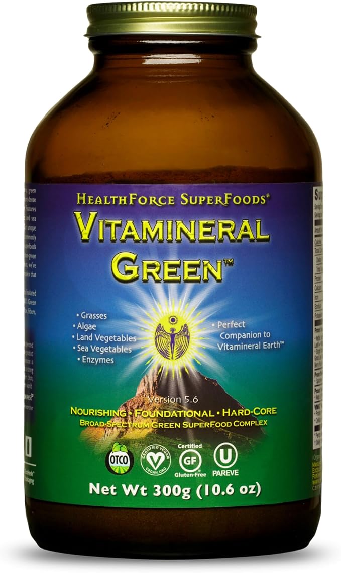 HealthForce SuperFoods Vitamineral Green 300 Grams Powder