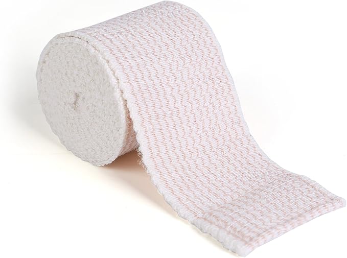 HOSPORA Latex-Free Compression Cotton Elastic Bandage, 2 Inch with Hook and Loop Closure(Pack of 5)