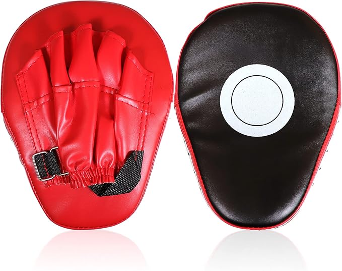 3 in 1 Boxing Training Equipment, Punching Mitts, Martial Arts Target Training Paddle and Kicking Pad for Kickboxing, Taekwondo, Karate, Muay Thai, Dojo, MMA, Sparring for Kids, Toddler, Women