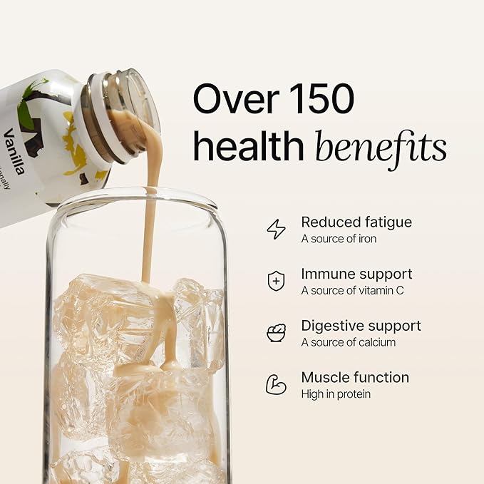 Huel Ready-to-Drink | Vanilla Meal Replacement Drink | High Protein Drink | Nutritionally Complete, Low Sugar, High Fiber, Plant Based, Vegan, Healthy | 20g Protein Per Bottle, 16.9 Fl Oz (12 Pack)