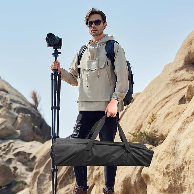 INFANZIA 35 inch Duffel Travel Sports Equipment Bag, Long Luggage Bag with Upgrade Zipper Water Resistant, Extra Large Foldable Storage Bag for Camping, Tent, Tripod, Fishing