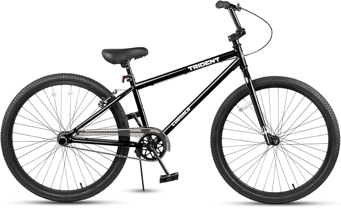 20 24 26 Inch BMX Race Bike Trident Bicycles Beginner-Level to Advanced Riders with 2 Pegs, Multiple Colors