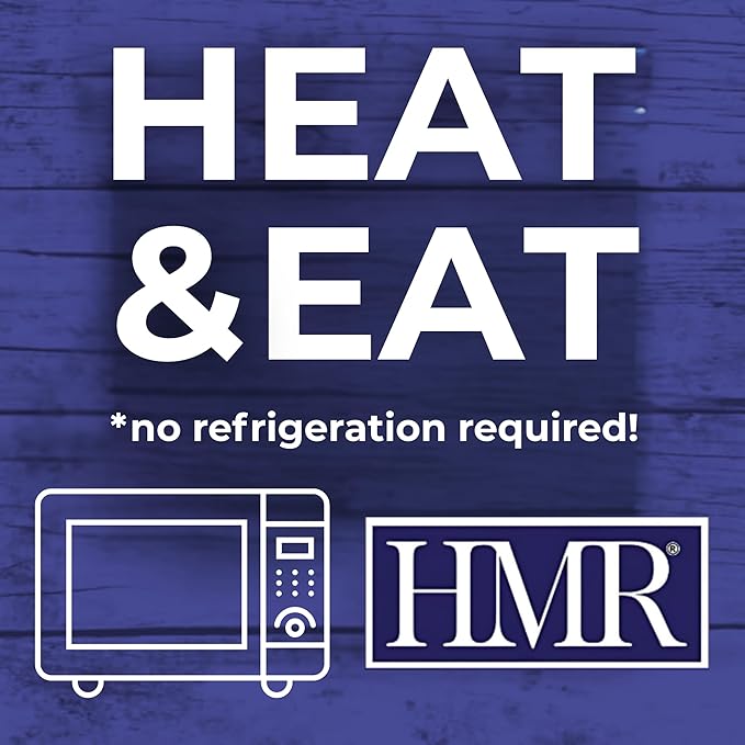 HMR Vegetable Stew with Beef Entrée | Pre-packaged Lunch or Dinner to Support Weight Loss | Ready to Eat | 13g of Protein | Low Calorie Food | 8oz Serving per Meal | Pack of 6