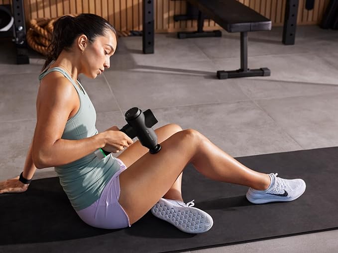 Hyperice Hypervolt 2 Pro - Featuring Quiet Glide Technology - Handheld Percussion Massage Gun - 5 Speeds, 5 Interchangeable Heads - Helps Relieve Sore Muscles and Stiffness FSA-HSA