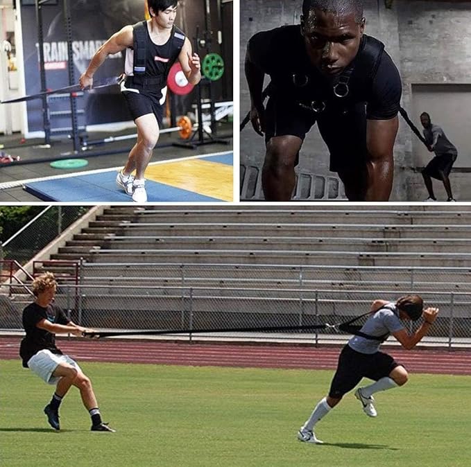 YNXing Resistance Training Rope Explosive Force Bounce Physical Training Resistance Rope Improving Speed, Stamina and Strength