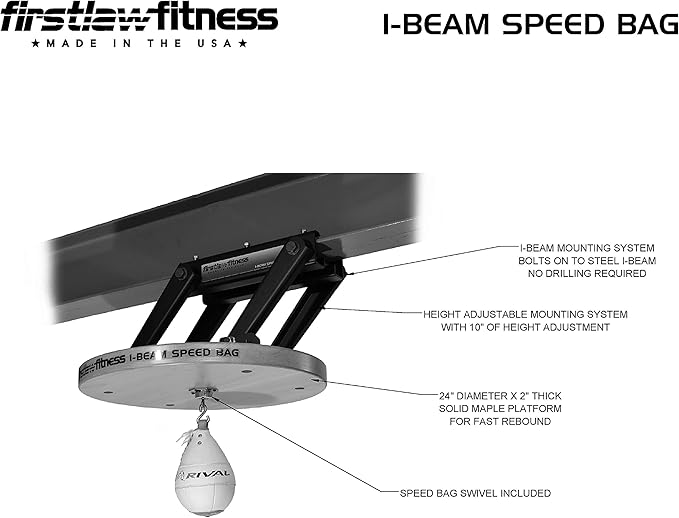 I-Beam Speed Bag - (I-Beam Width from 6.5" to 9.0") - Made in The USA!