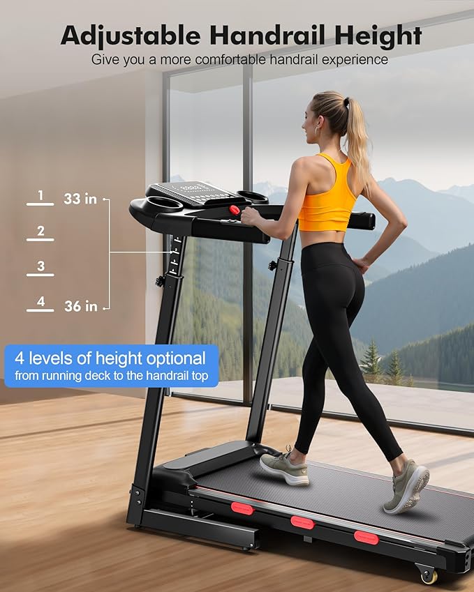 8.7MPH Walking Pad Treadmill for Home with Incline, 3.5HP Real Brushless Treadmill with Incline 350 lb Capacity, Double Deck Running Desk Treadmills Support App and Pre-Set Mode