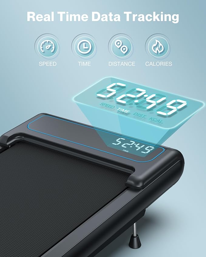 COZYINN 10% Incline Walking Pad - 2.5HP 4MPH/7.6MPH 265/340+lb Capacity Treadmills for Home, Portable Foldable Adjustable Incline Treadmill with Wide Running Area, Mute Control, Works with KINOMAP