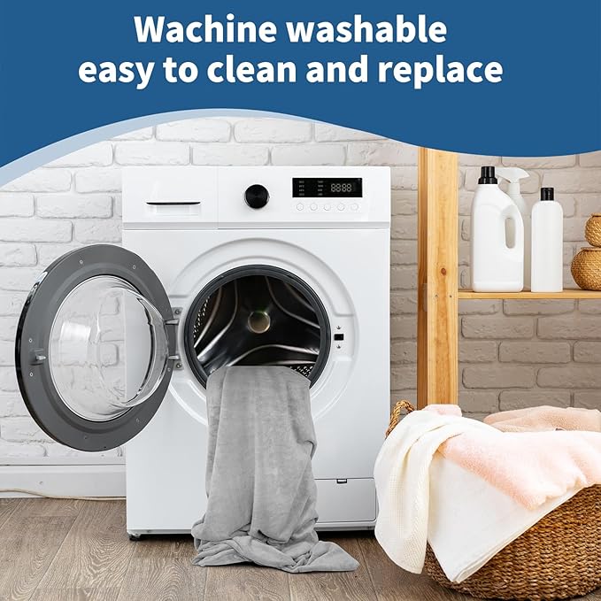 Infrared Sauna Blanket Towel Inserted 30" x 70" Reusable Machine Washable Insert Towel Easy Detoxification Simplifies Clean-Up Super Absorbent Perfect Companion for Infrared Sauna Blanket (Gray)