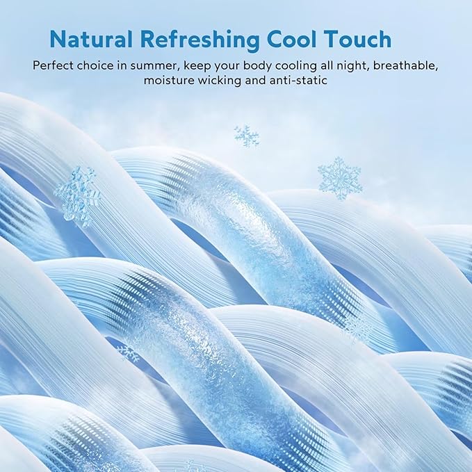 HOMFINE Cooling Blankets for Hot Sleepers - Summer Blanket Thin Lightweight Breathable Soft Double Side Enhanced Cooling for Bed Couch Sofa, Keep Cool for Night Sweats (Dark Blue, 90 x 90 inches)