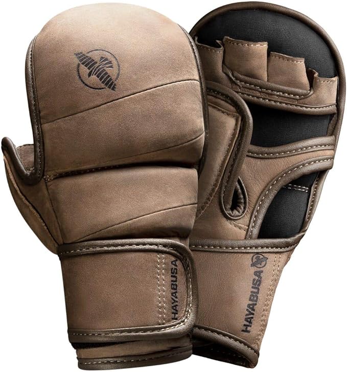 Hayabusa T3 LX Leather 7oz MMA Sparring Training Gloves Men & Women