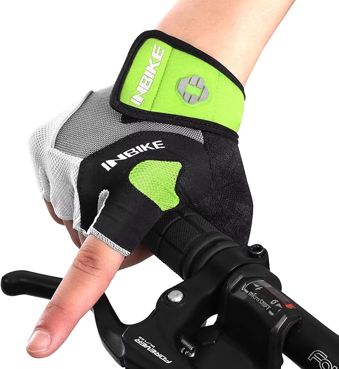 INBIKE 5mm Padded Half Finger Bike Bicycle Cycling Gloves