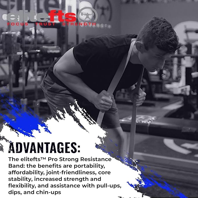 EliteFTS Pro Resistance Band - Boost Core Stability and Flexibility with This Portable, Joint-Friendly Tool