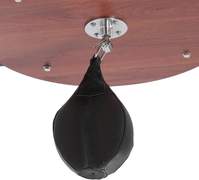 Heavy Duty Wall-Mounted Speed Bag Platform Kit, 220lbs Capacity Adjustable Height (5-Position) with PU Speed Ball - Professional Boxing Training Equipment for Home Gym, Boxing & Martial Arts