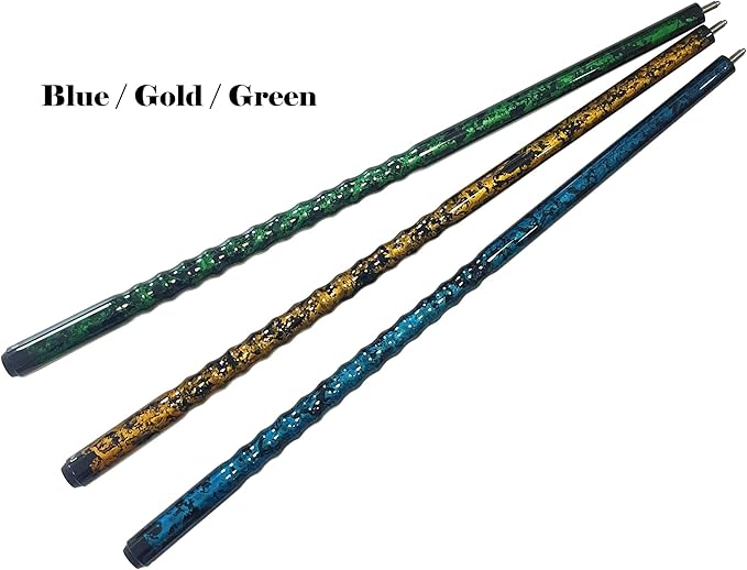 58" Pool Cue Stick,13mm 2-Piece Maple Hardwood Ergonomic Design Billiard Cues Kit,19/20/21oz