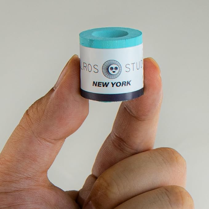 3 Pcs Pool Chalk Billiards Cue Stick Premium Chalk Pure Cube Round Chalk Table Accessories High Performance Low Deflection for Professional Tournament Snooker Blue - SOLROS